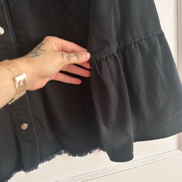 Noisy may Black Jean Jacket - Picture 2 of 4
